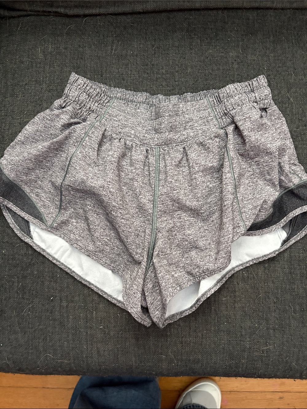 lululemon athletica Heather Gray Athletic Shorts